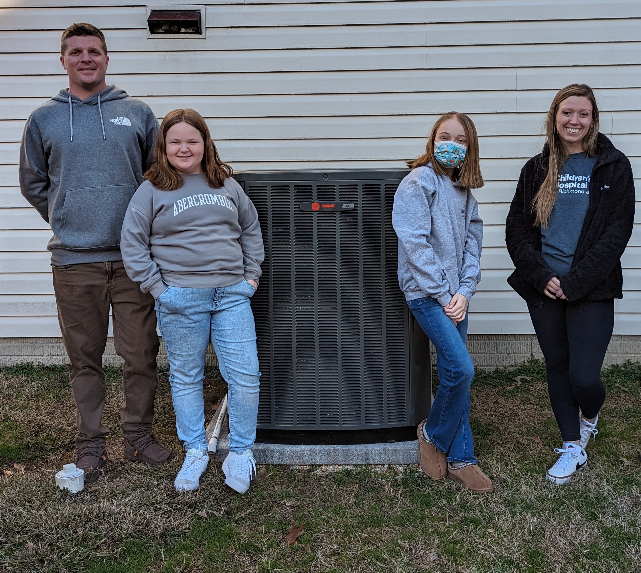 Arthur's HVAC installation