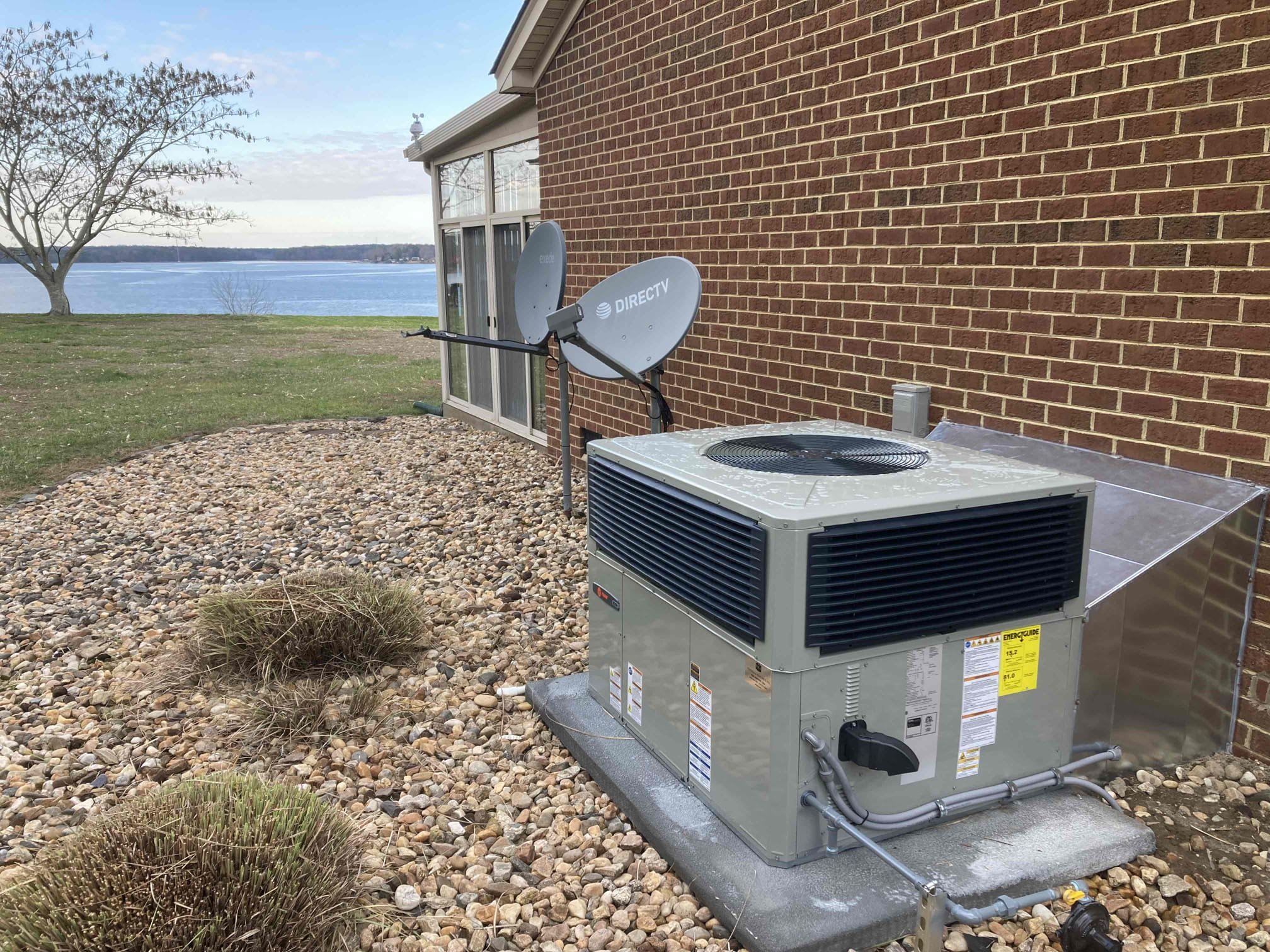Completed HVAC installation by Cody